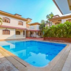 Отель GuestHouser 4 BHK Villa 9076 Гоа бассейн фото 2