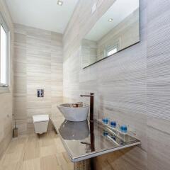 Отель Bay View Villa Кипр, Протарас - отзывы, цены и фото номеров - забронировать отель Bay View Villa онлайн ванная фото 2