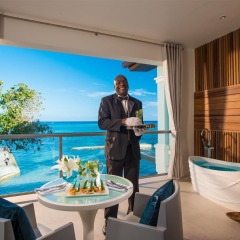 Отель Sandals Montego Bay - All Inclusive - Couples Only Ямайка, Монтего-Бей - отзывы, цены и фото номеров - забронировать отель Sandals Montego Bay - All Inclusive - Couples Only онлайн балкон