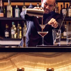 Отель Sofitel Frankfurt Opera Германия, Франкфурт-на-Майне - отзывы, цены и фото номеров - забронировать отель Sofitel Frankfurt Opera онлайн гостиничный бар