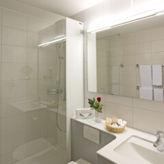 Отель Central Swiss Quality Sporthotel Швейцария, Давос - отзывы, цены и фото номеров - забронировать отель Central Swiss Quality Sporthotel онлайн ванная