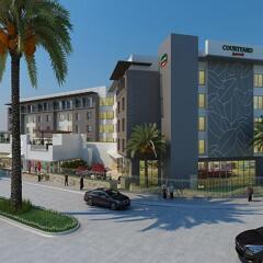 Отель Courtyard by Marriott Kingston, Jamaica Ямайка, Кингстон - отзывы, цены и фото номеров - забронировать отель Courtyard by Marriott Kingston, Jamaica онлайн парковка