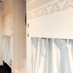 Hakata Minoshima Hostel FUTAGI Хаката ванная фото 2