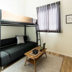 Отель Tateru Bnb Chiyo A Фукуока комната для гостей