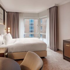 Отель Hilton Munich City Германия, Мюнхен - 9 отзывов об отеле, цены и фото номеров - забронировать отель Hilton Munich City онлайн комната для гостей фото 4