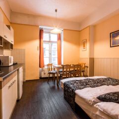 Отель Aparthotel Davids Чехия, Прага - отзывы, цены и фото номеров - забронировать отель Aparthotel Davids онлайн комната для гостей