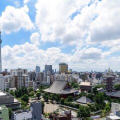Отель Wbf Tokyo Asakusa Япония, Токио - отзывы, цены и фото номеров - забронировать отель Wbf Tokyo Asakusa онлайн балкон