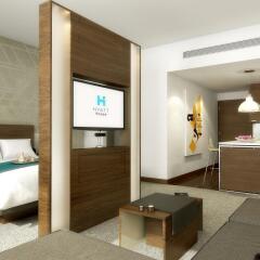 Отель Hyatt Place Dubai/Wasl District комната для гостей фото 3