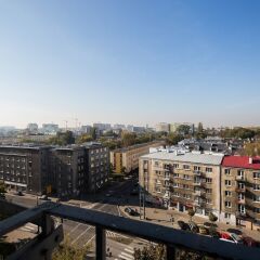 Отель ShortStayPoland Okopowa (B3) балкон