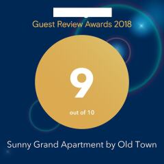 Апартаменты Sunny Grand Apartment By Old Town Рига с домашними животными