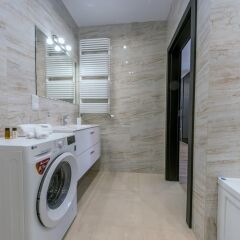 Отель BillBerry Apartments - Rajska Suites Польша, Гданьск - отзывы, цены и фото номеров - забронировать отель BillBerry Apartments - Rajska Suites онлайн ванная