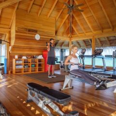 Отель Huvafen Fushi by Per AQUUM Мальдивы, Гиравару - отзывы, цены и фото номеров - забронировать отель Huvafen Fushi by Per AQUUM онлайн фитнесс-зал фото 2