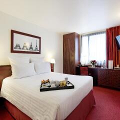 Отель Hôtel Concorde Montparnasse 4* Классический номер с различными типами кроватей фото 15