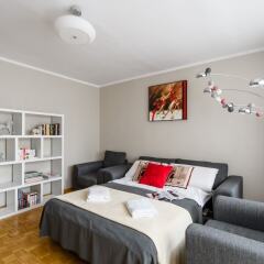 Апартаменты P&O Apartments Stegny 3 Варшава комната для гостей