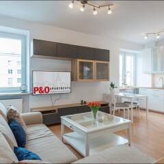 Отель P&O Apartments Bialobrzeska Польша, Варшава - отзывы, цены и фото номеров - забронировать отель P&O Apartments Bialobrzeska онлайн комната для гостей фото 3