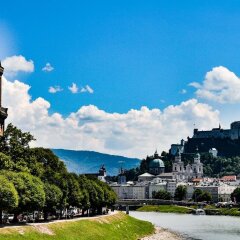 Отель Amedeo Zotti Residence Salzburg Зальцбург приотельная территория