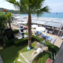 Sealife Buket Resort & Beach Hotel – All Inclusive Турция, Окурджалар - 1 отзыв об отеле, цены и фото номеров - забронировать отель Sealife Buket Resort & Beach Hotel – All Inclusive онлайн пляж фото 2