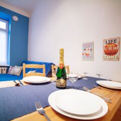 Апартаменты Blue Happy Apartment Варшава комната для гостей фото 3