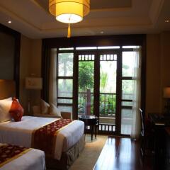 Отель Xiamen Aqua Resort 5* Улучшенный номер с различными типами кроватей фото 2