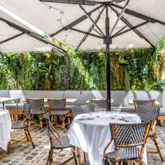 Отель Hôtel Restaurant Au Bœuf Couronné питание