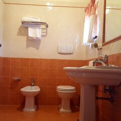 Отель Ristorante Locanda Antica Pieve Ареццо ванная