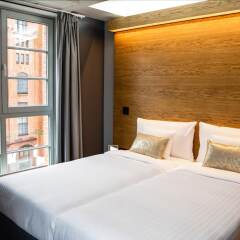 Отель Ginn Hotel Hamburg Elbspeicher Германия, Гамбург - отзывы, цены и фото номеров - забронировать отель Ginn Hotel Hamburg Elbspeicher онлайн комната для гостей фото 2