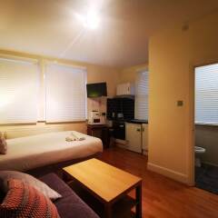 Апартаменты London Euston Luxury Apartments Лондон комната для гостей