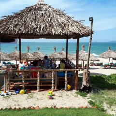 Отель An Bang Beach Dolphin Homestay Hoi An пляж