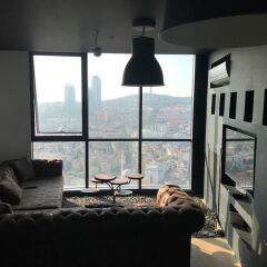 Отель Dumankaya Ikon 38 Floor 2 Bedroom C комната для гостей