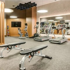 Отель Gallery Bethesda Apartments США, Бетесда - отзывы, цены и фото номеров - забронировать отель Gallery Bethesda Apartments онлайн фитнесс-зал фото 2
