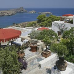 Отель Melenos Lindos Exclusive Suites and Villas пляж фото 2