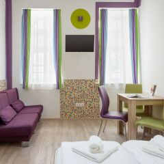 Отель Amber Gardenview Studios комната для гостей фото 7