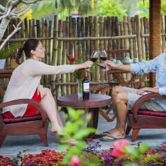 Отель An Bang Garden Homestay гостиничный бар