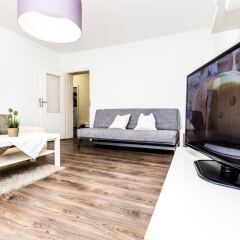 Апартаменты Apartment Humboldt-Gremberg 4km bis Köln Messe Кёльн комната для гостей фото 2