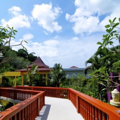 Отель Grand Bleu Ocean View Pool Suite балкон