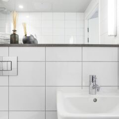 Апартаменты Biz Apartment Hammarby Sjostad Йоханнесхов ванная фото 2