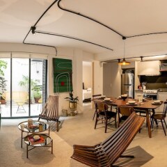 Отель Cozy & Hip Roma Apt With 2 Private Terraces! Мехико фото 13