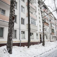 Гостиница Funny Dolphins Apartments Kropotkinskiy в Москве отзывы, цены и фото номеров - забронировать гостиницу Funny Dolphins Apartments Kropotkinskiy онлайн Москва вид на фасад