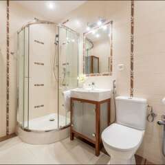 Отель P&O Apartments Grodkowska Польша, Варшава - отзывы, цены и фото номеров - забронировать отель P&O Apartments Grodkowska онлайн ванная