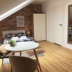 Апартаменты Blue Mandarin Apartments - Szafarnia комната для гостей фото 4
