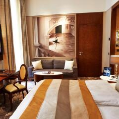 Отель Palais Hansen Kempinski Vienna 5* Номер Делюкс с различными типами кроватей фото 12