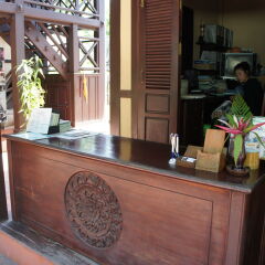 Отель Villa Lao Wooden House интерьер отеля
