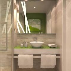 Отель Oxygen Lifestyle Hotel Helvetia Parco Италия, Римини - 5 отзывов об отеле, цены и фото номеров - забронировать отель Oxygen Lifestyle Hotel Helvetia Parco онлайн ванная