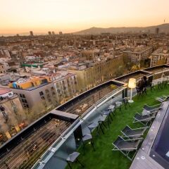 Отель Barcelo Raval Барселона городской автобус