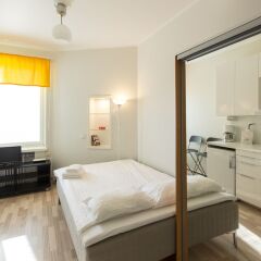 Отель Citykoti Downtown Apartments Финляндия, Хельсинки - отзывы, цены и фото номеров - забронировать отель Citykoti Downtown Apartments онлайн комната для гостей фото 4