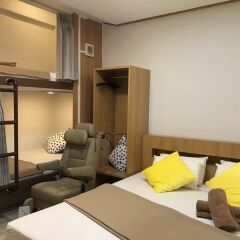 Express Hostel Бангкок комната для гостей