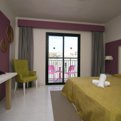 Отель The Purple by Ibiza Feeling - LGBT Only 3* Стандартный номер с различными типами кроватей фото 3