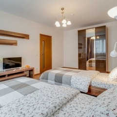 Апартаменты Apartment Vitebskiy prospekt 101 Bldg 4 Санкт-Петербург комната для гостей фото 2
