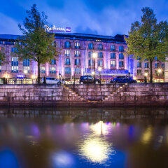 Отель Radisson Blu Scandinavia Hotel Швеция, Гётеборг - отзывы, цены и фото номеров - забронировать отель Radisson Blu Scandinavia Hotel онлайн приотельная территория фото 2