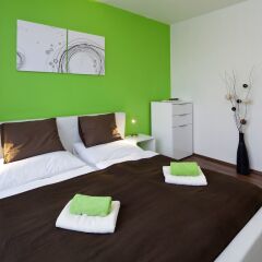 Отель New Town - Apple Apartments Чехия, Прага - 1 отзыв об отеле, цены и фото номеров - забронировать отель New Town - Apple Apartments онлайн комната для гостей фото 6